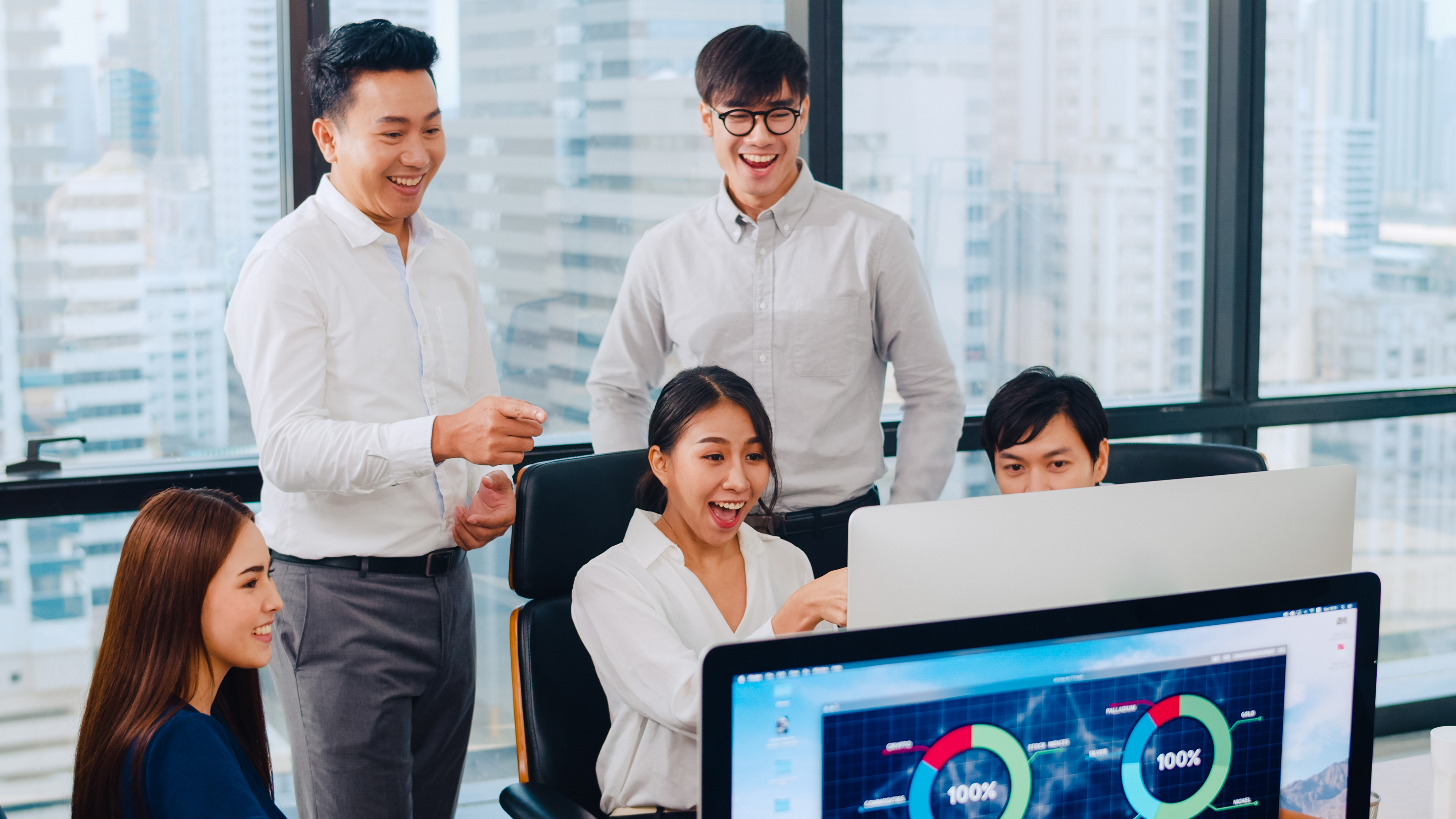 millennial-group-young-businesspeople-asia-businessman-businesswoman-celebrate-giving-five-after-dealing-feeling-happy-signing-contract-agreement-meeting-room-small-modern-office